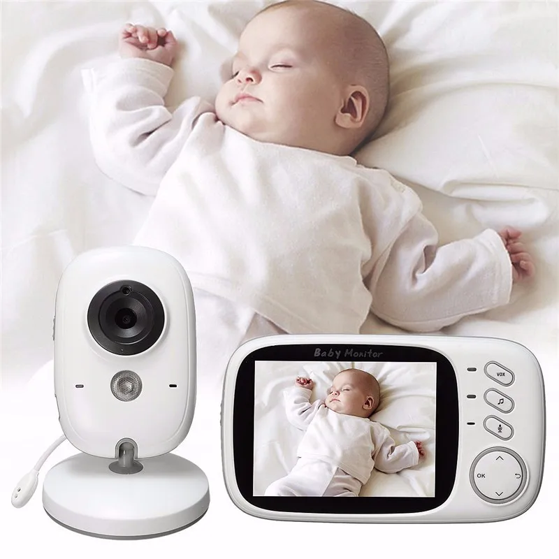 
Smart Auto VOX 3.2' LCD Display Babyfoon Wireless Video Baby Cam Monitor VB603 With Digital Camera 