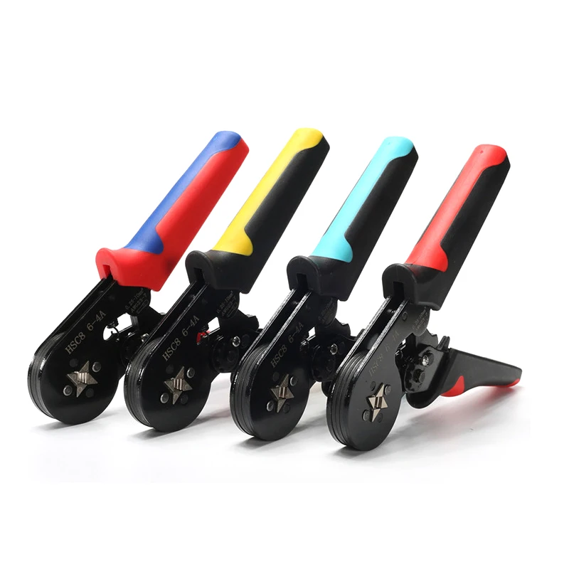 Tubular Terminal Crimping Tools Mini Electrical Pliers HSC8 6-4A/6-4 0.25-10mm 23-10AWG