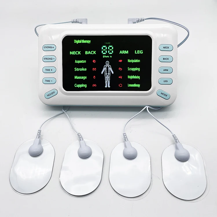 Physiotherapy Equipment Tens Transcutaneous Electrical Tens Machine Electrodes Unit Electric Body and Foot massager