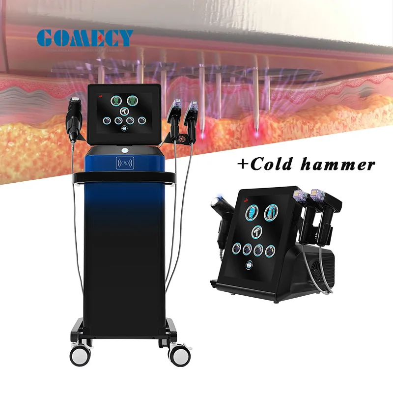 Fractional rf micronee face lifting beauty machine GOMECY 3 in 1 micro nee skin tightening morpheus 8