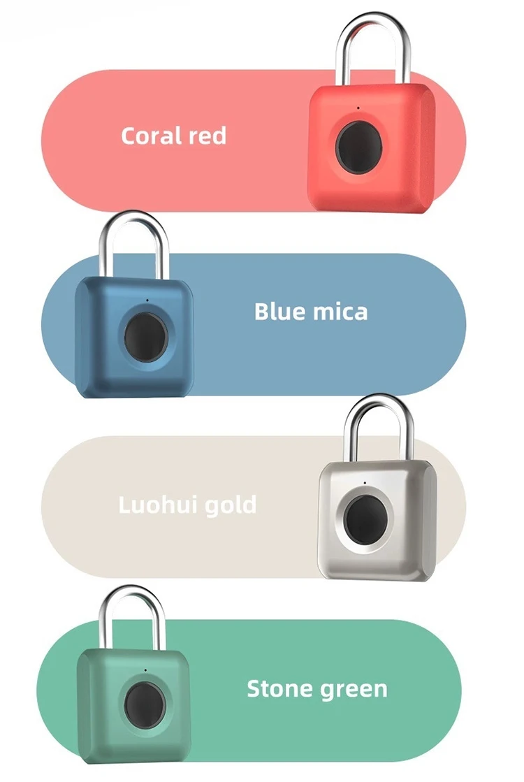 Locker Cabinet ElectronLock Drawer fingerprint padlock Unlock Smart Lock Imported Chip Office Anti-theft Lock