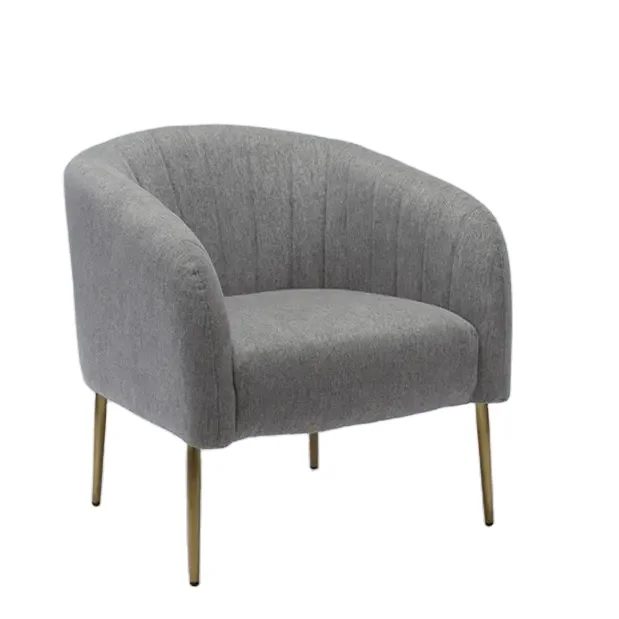 OEM Simple Accent Chair with Arms for Hotel Cafe Chair or Living Room or Bedroom