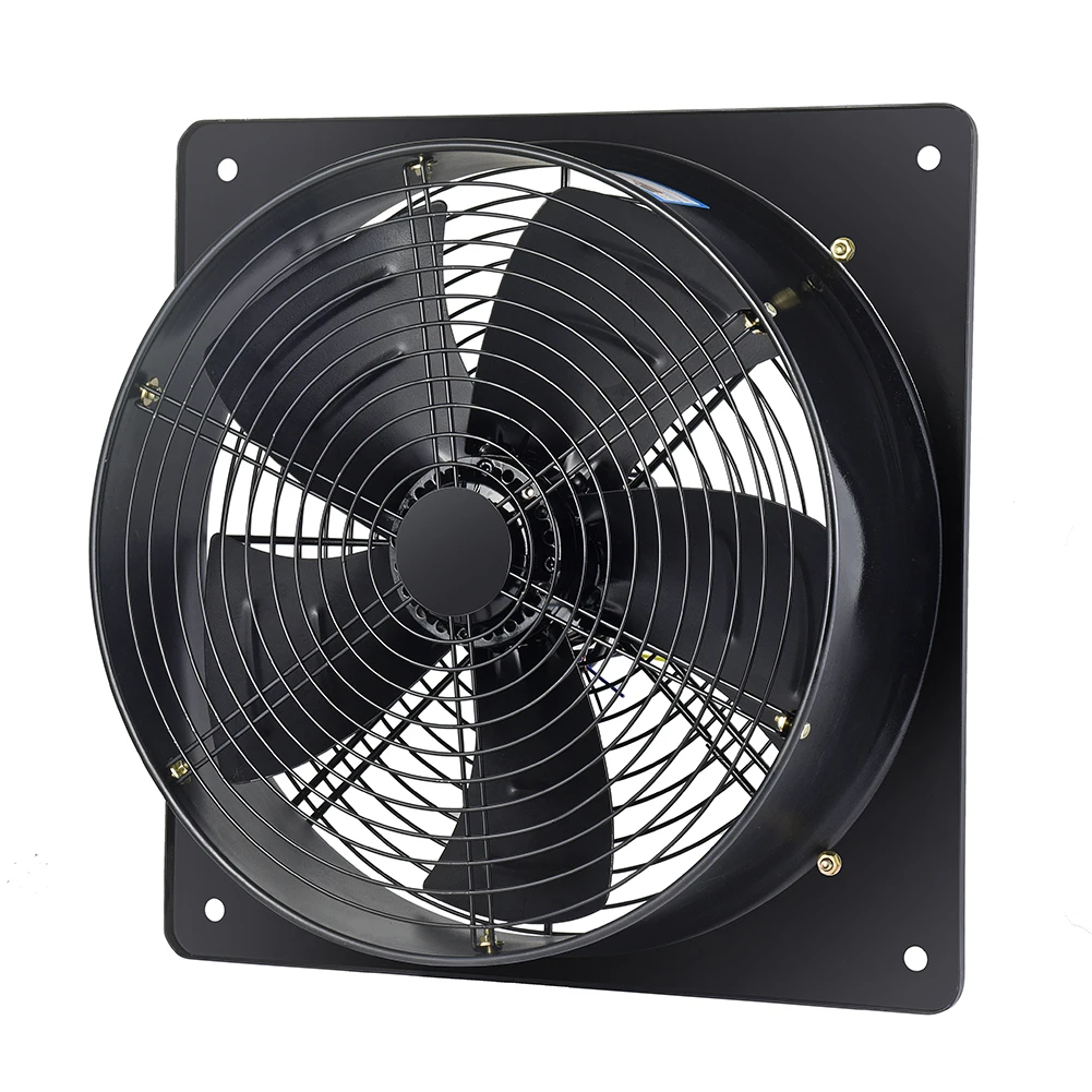 New arrive square wall plate exhaust axial industrial exhaust fan
