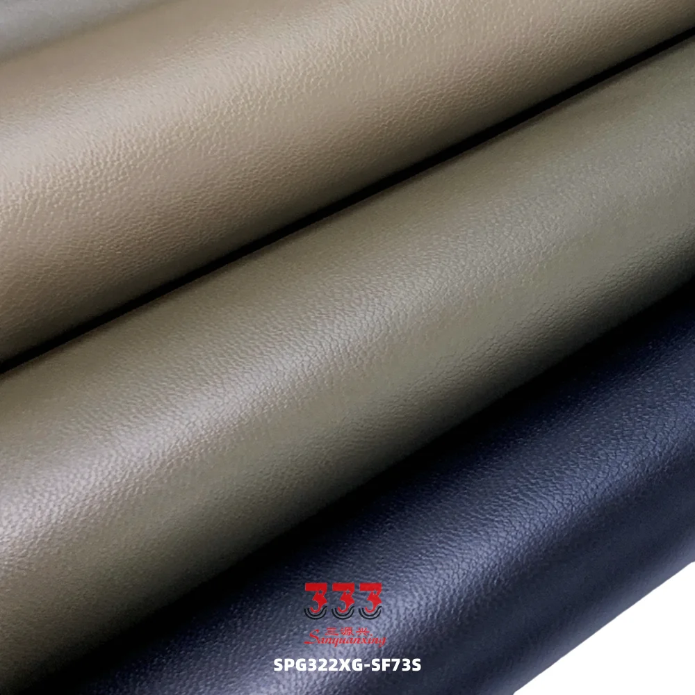 Shiny Finished PU Coated Synthetic Leather Fabric For Puffer