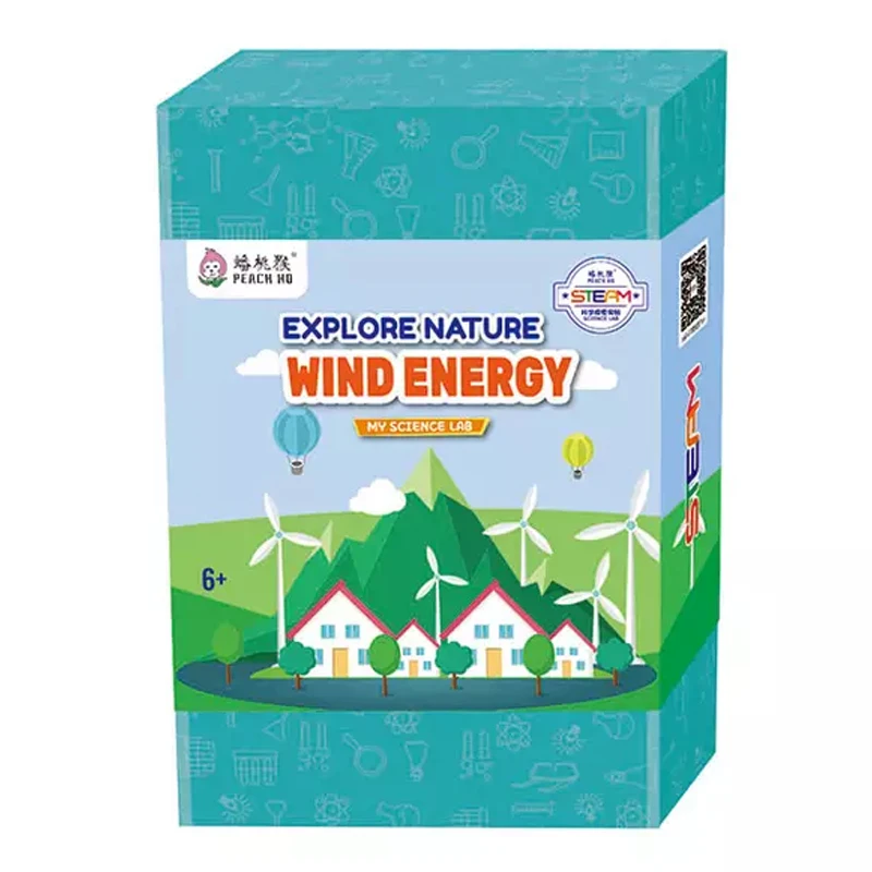 Wind Energy Puzzle To Map Custom Diy Physics Handmade Small Toys Educational Toys For Kids Learning