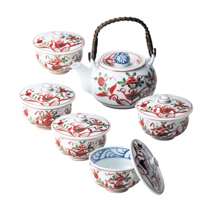 Wholesale traditional premium fine tea set ceramics porcelain