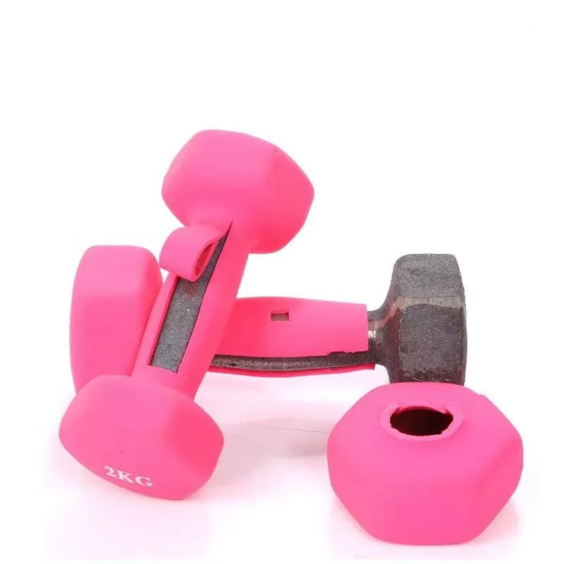 Neoprene Rubber Hex ladies dumbbell for women at  ym And Home