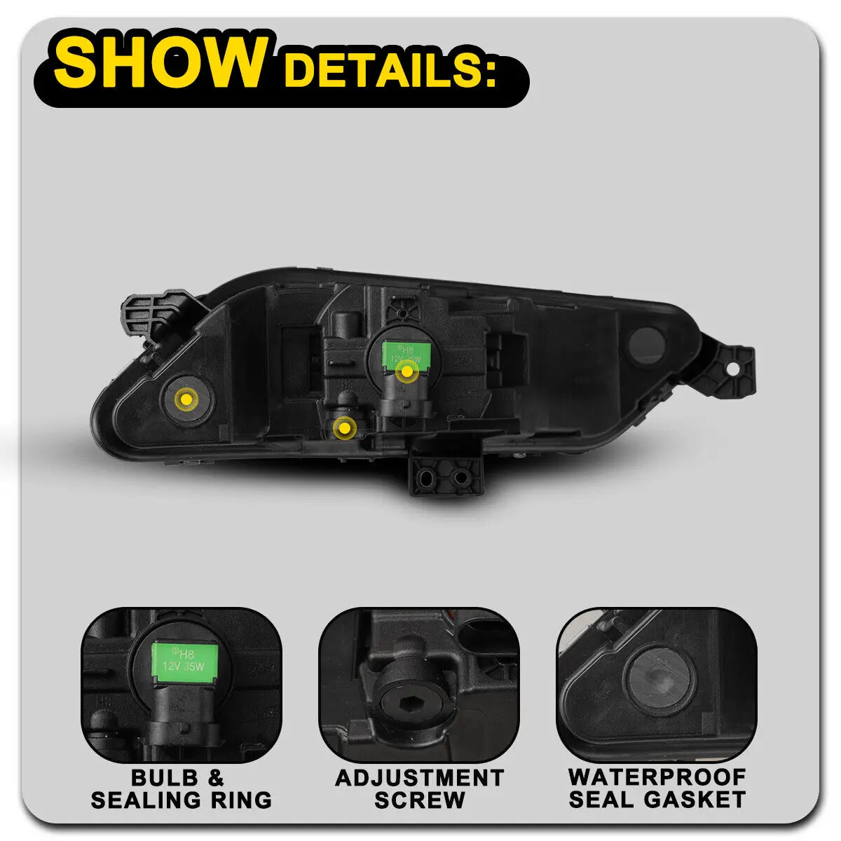 Fog lamp For Ford FUSION 2017 FOG LAMP LED Fog light