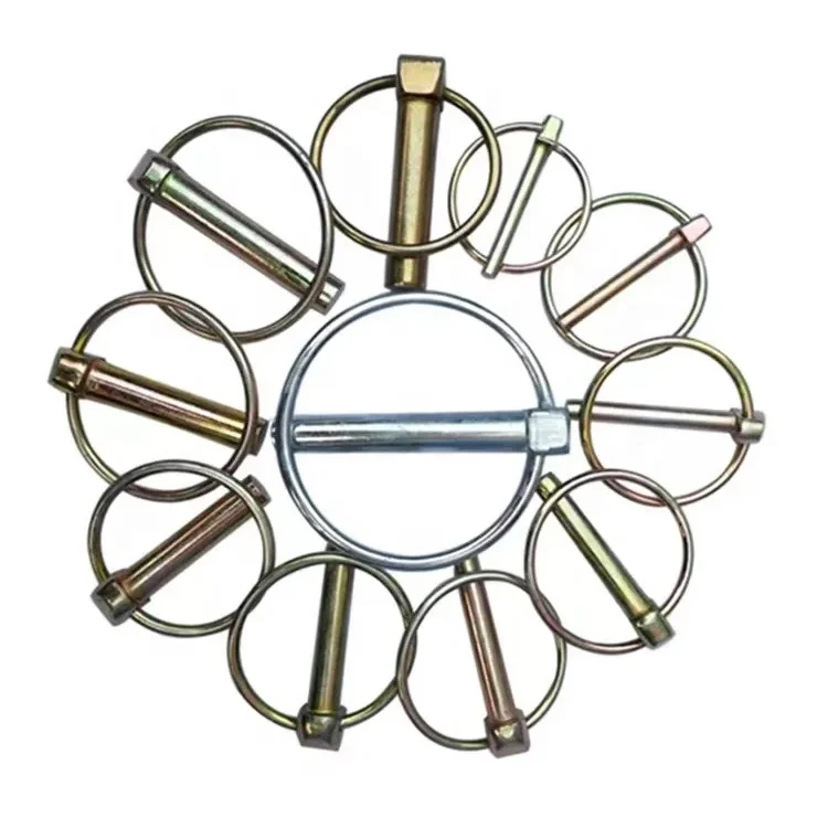Stainless Steel 304/Galvanized Shift Locking Retaining Pin O Ring Clip Lock Pin For Trailers