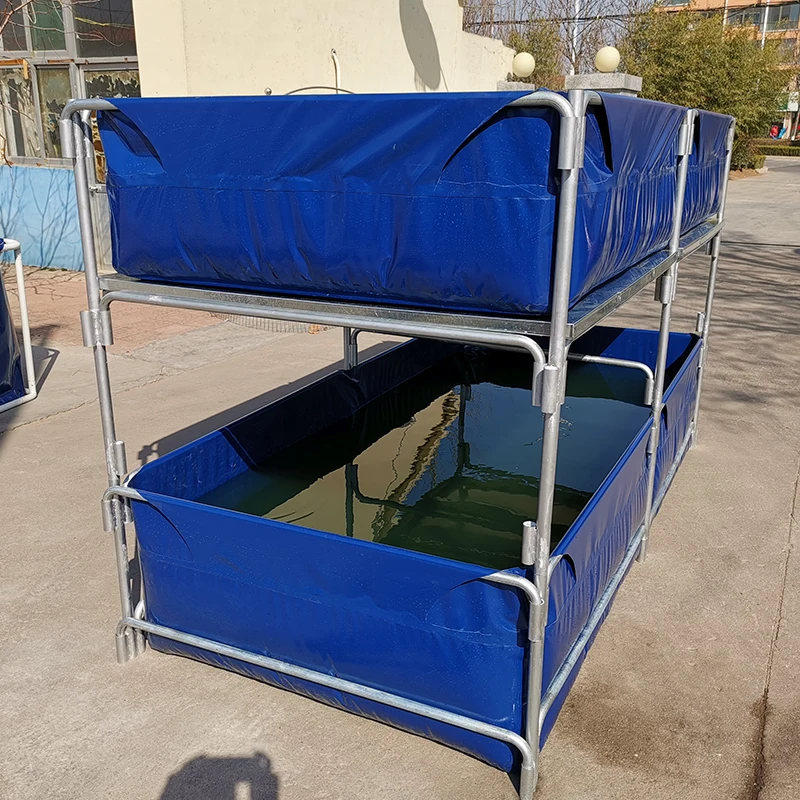 Mobile Aquaculture Tank 20000 Liters Rectangle For Indoor And Out Fish Farming Tank