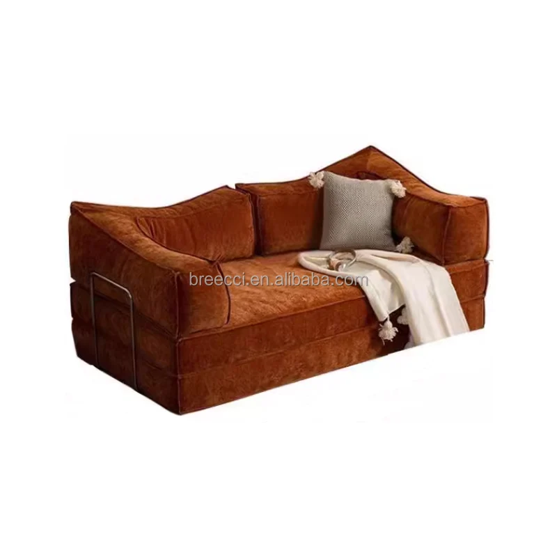 Fashion popular living room sofa fabric comfortable high-end affordable factory direct sales can be compressed sofa