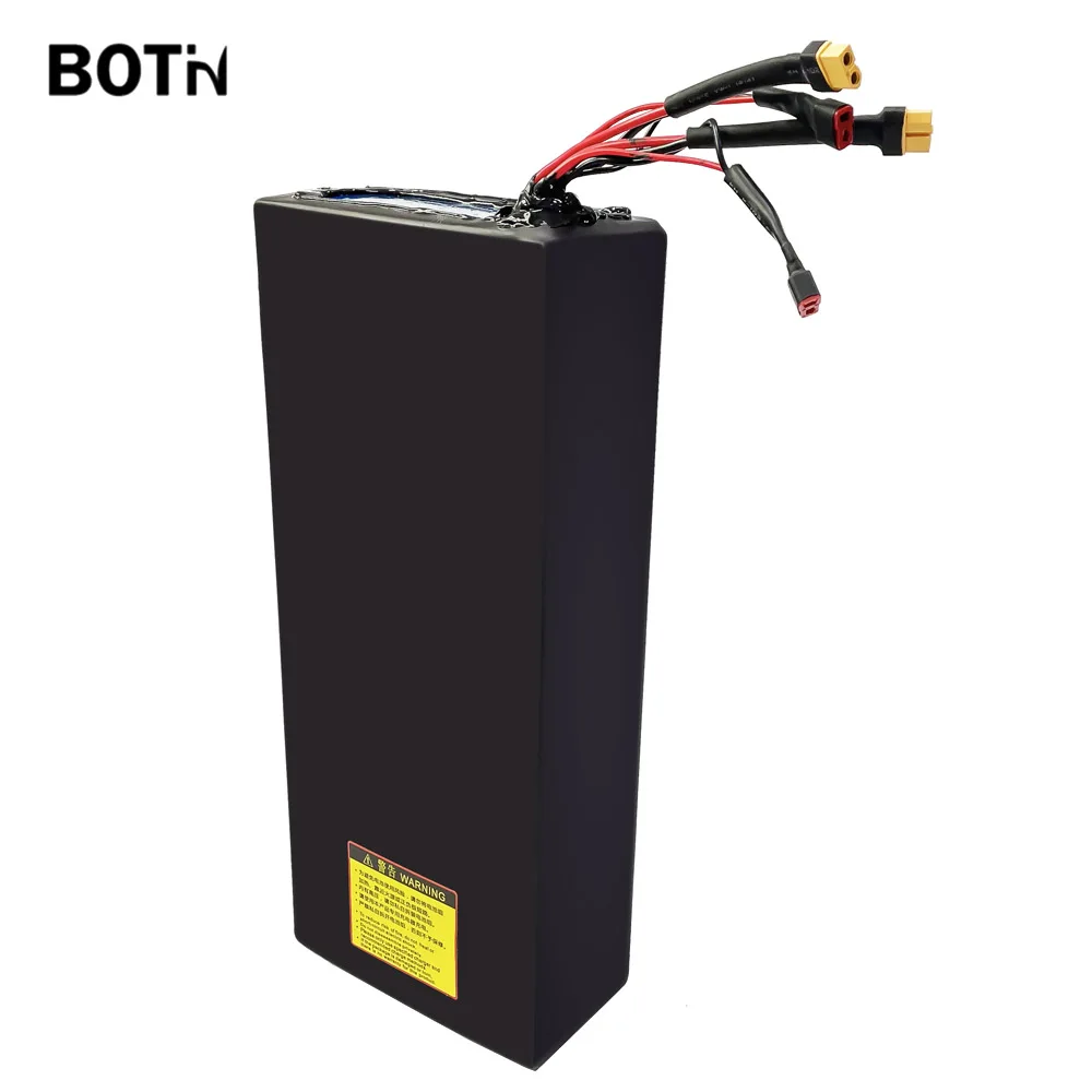 BOTIN 60V Waterproof Lithium Battery Pack E Bike Batteries 67.2V Faster Charger 18650 Cell 60 Volt Electric Scooter Battery