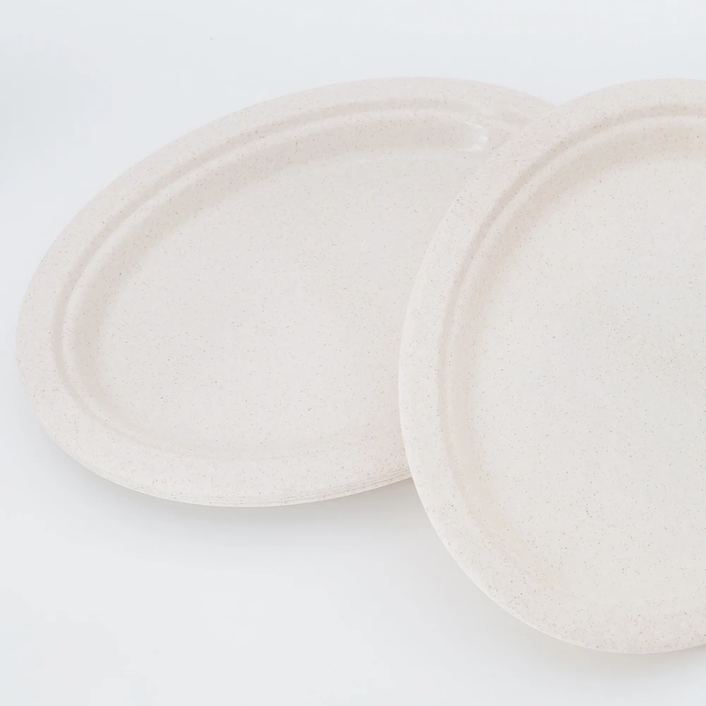 Disposable plastic heat-resistant picnic fruit plates household plates tableware cake plates wholesale