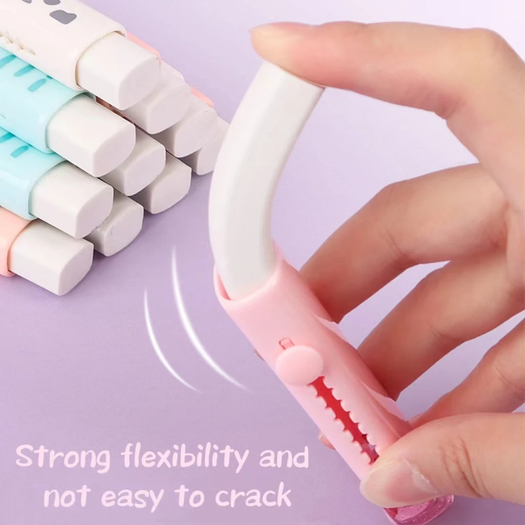 New cute cat claw automatic eraser retractable push-pull cartoon eraser without debris