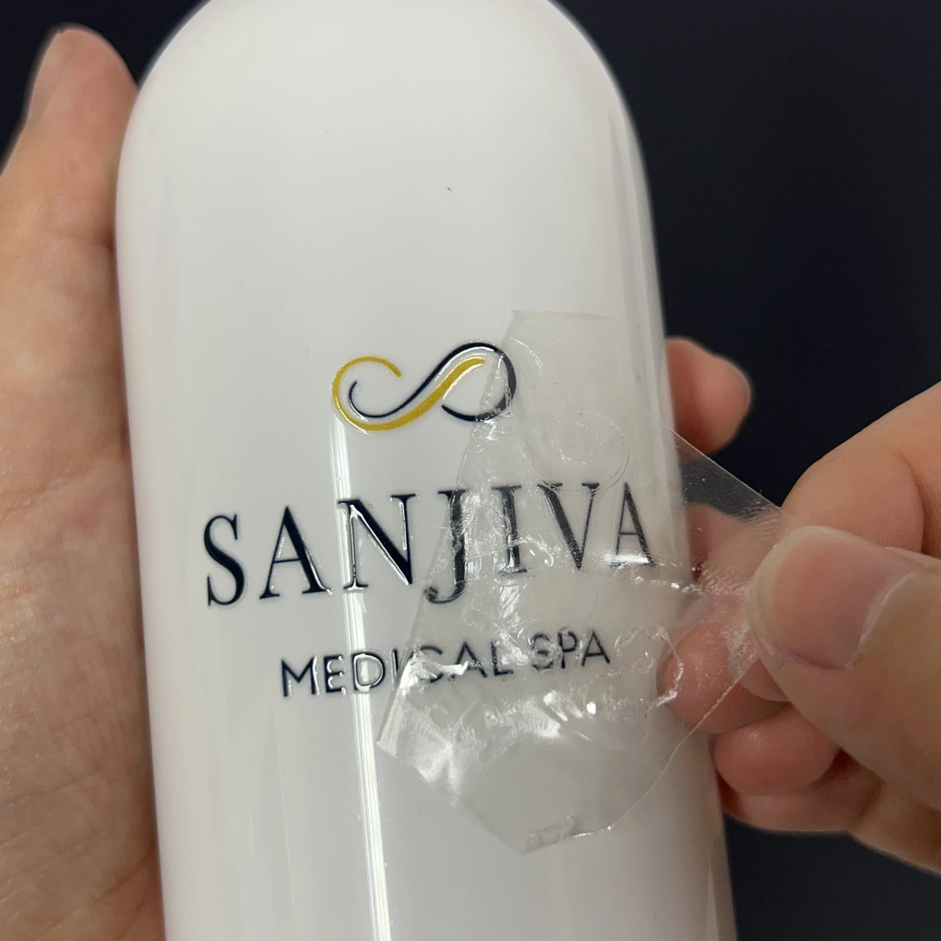 Personality Vinyl Dry Transfer Sticker Logo/Text/Image Self-Adhesive Crystal Label Custom UV Transfer Stickers