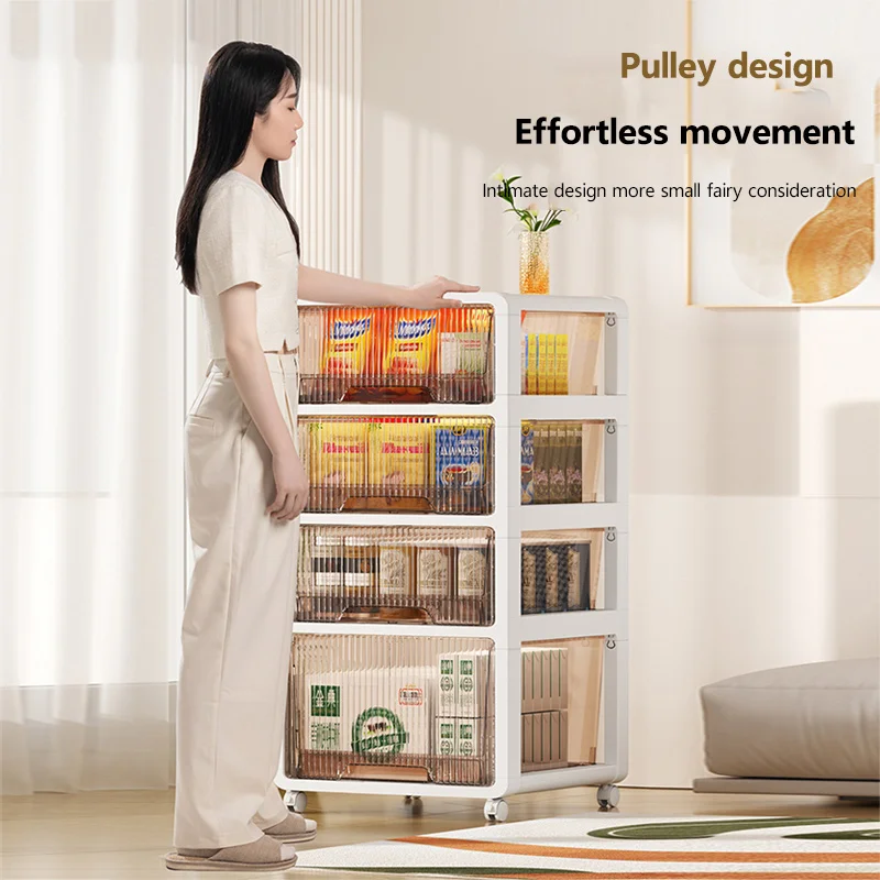 Household Multi Layer Chest Of Drawers Plastic Baby Storage Drawer Clothes Cabinet