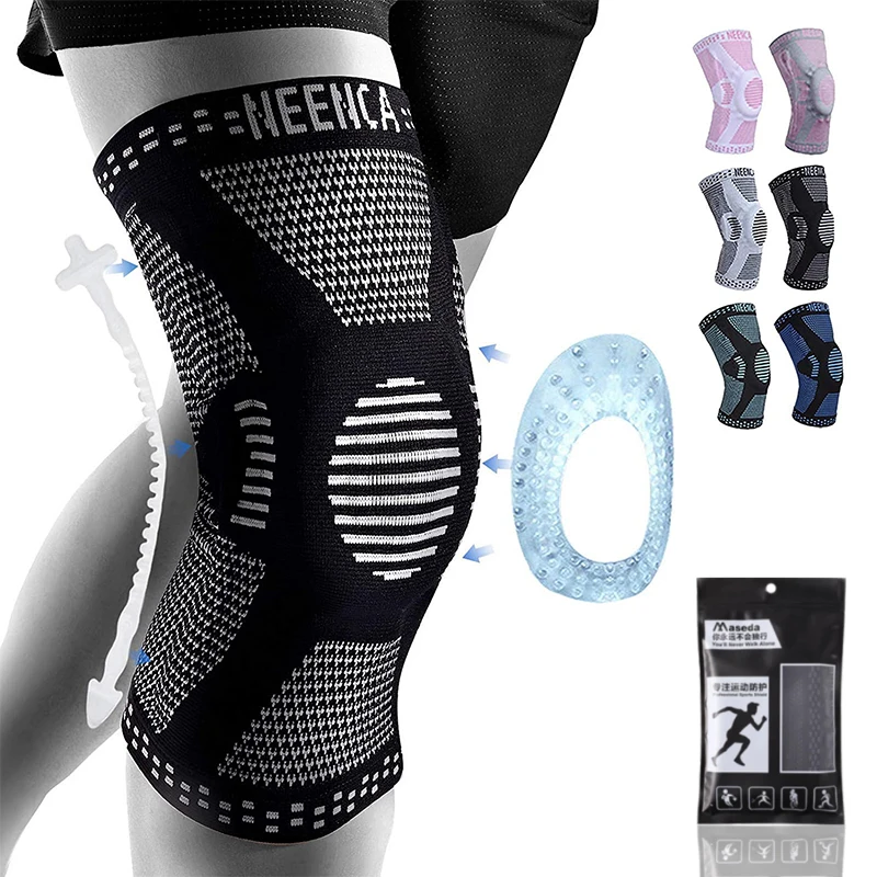 Volleyball Running KneeStabilizer Support Gel Pad Knee Brace Support Sleeves