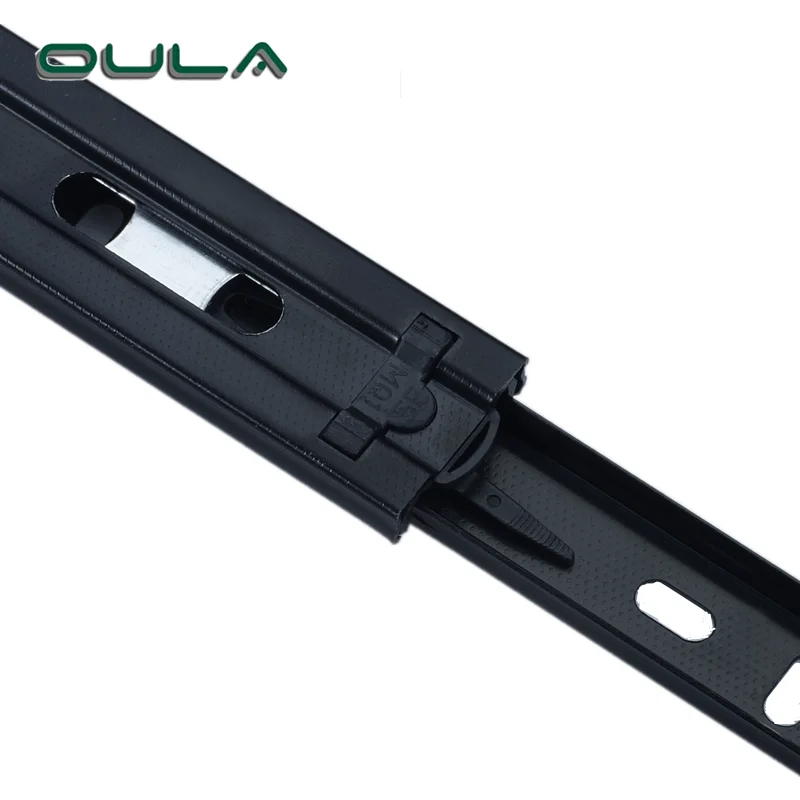 Professional Manufacturer Metal Tool Box  Drawer Slide Rail 35mm ball bear smooth desk office drawer slide