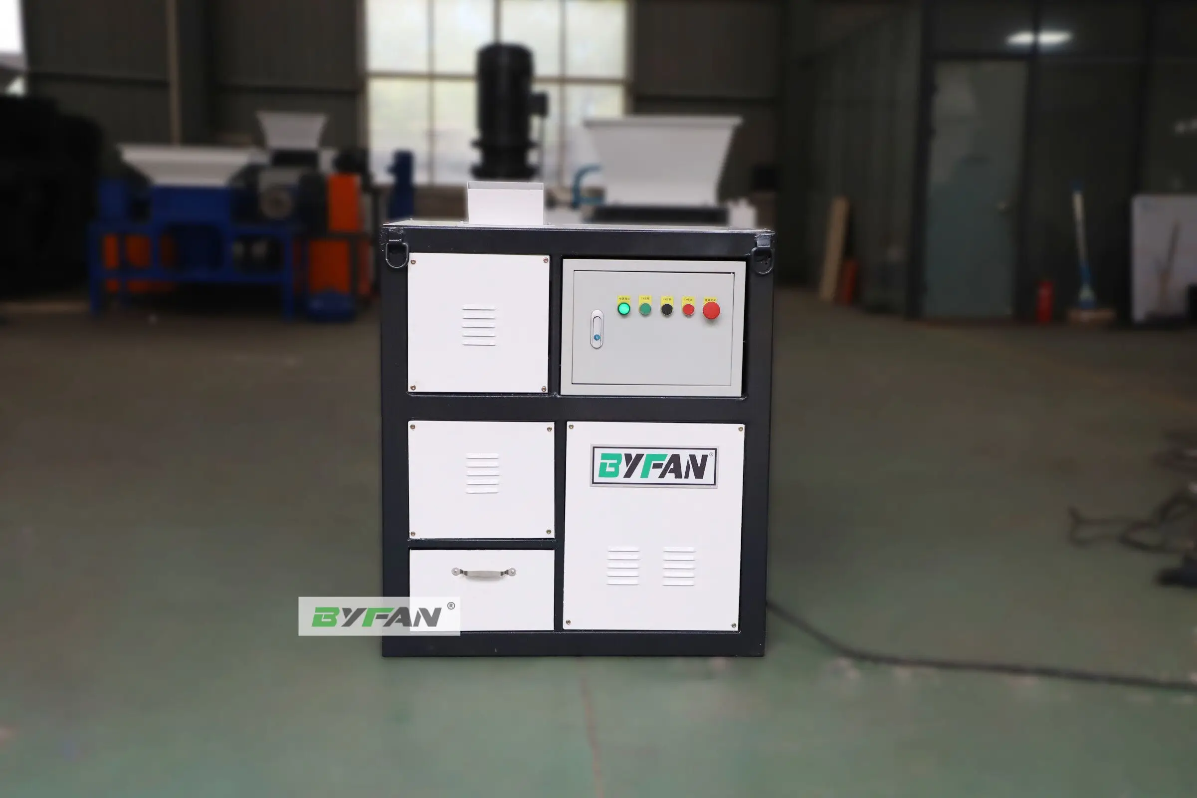 Double shaft shredder usb cd hdd shredder machine