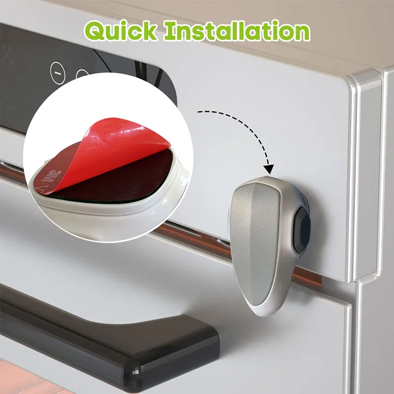 Hot Selling Baby Product Series ABS Plastic Oven and Door Lock for Kids Security and Child Proof Straps for Kitchen Use