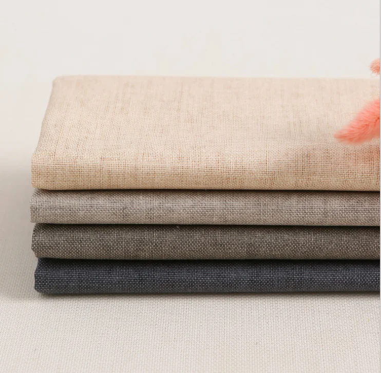 7S 37*31 New Style Scraping Cotton Linen Stock Lot Fabric for Sofa Curtain Shirt Clothing in