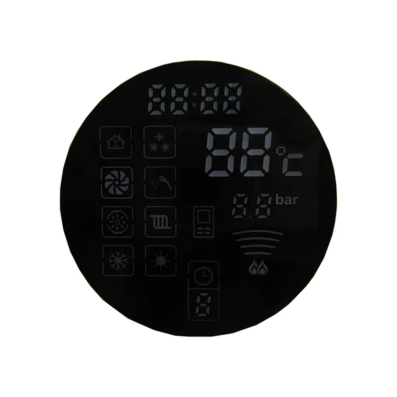 gas water heater gas boiler control panels LCD touch panel display