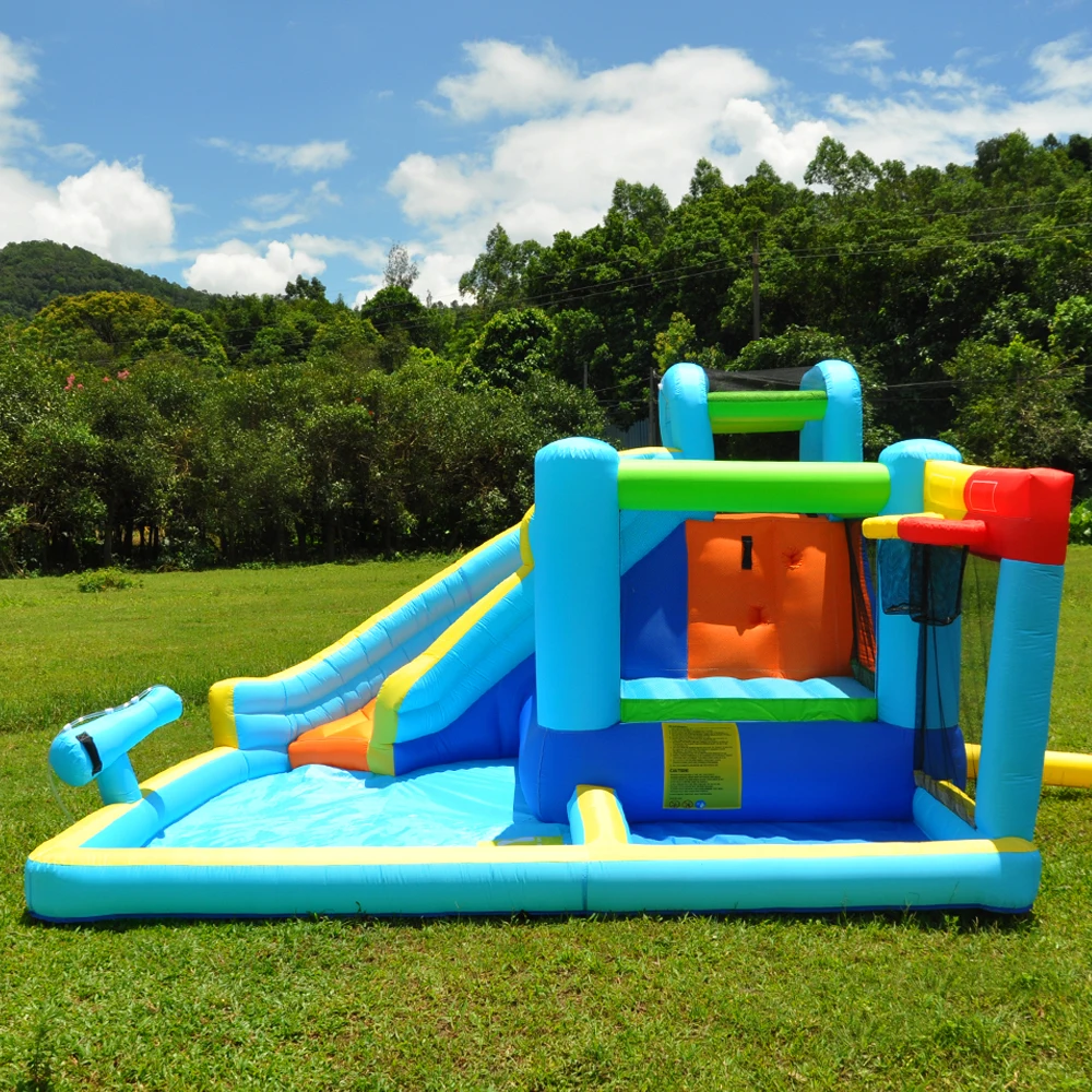 China inflatable equipment new design inflatable parachute baby inflatable toys bouncy castle combination bouncy castle