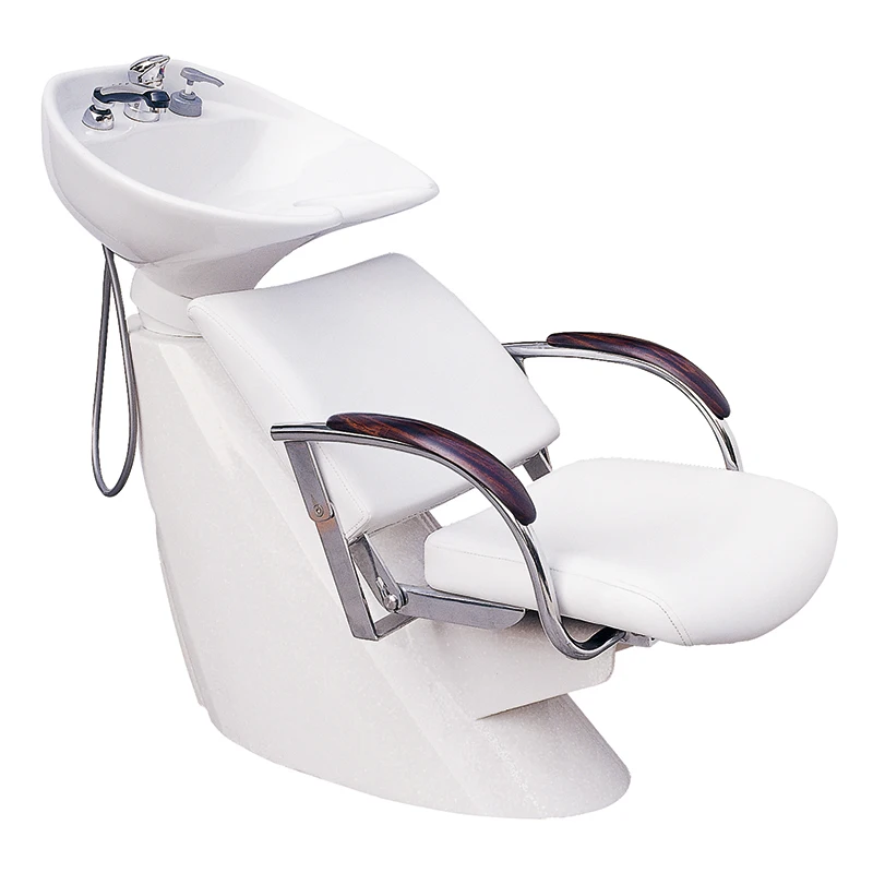 Hair salon furniture backwash unit hair wash chairs head washing bed black shampoo chair