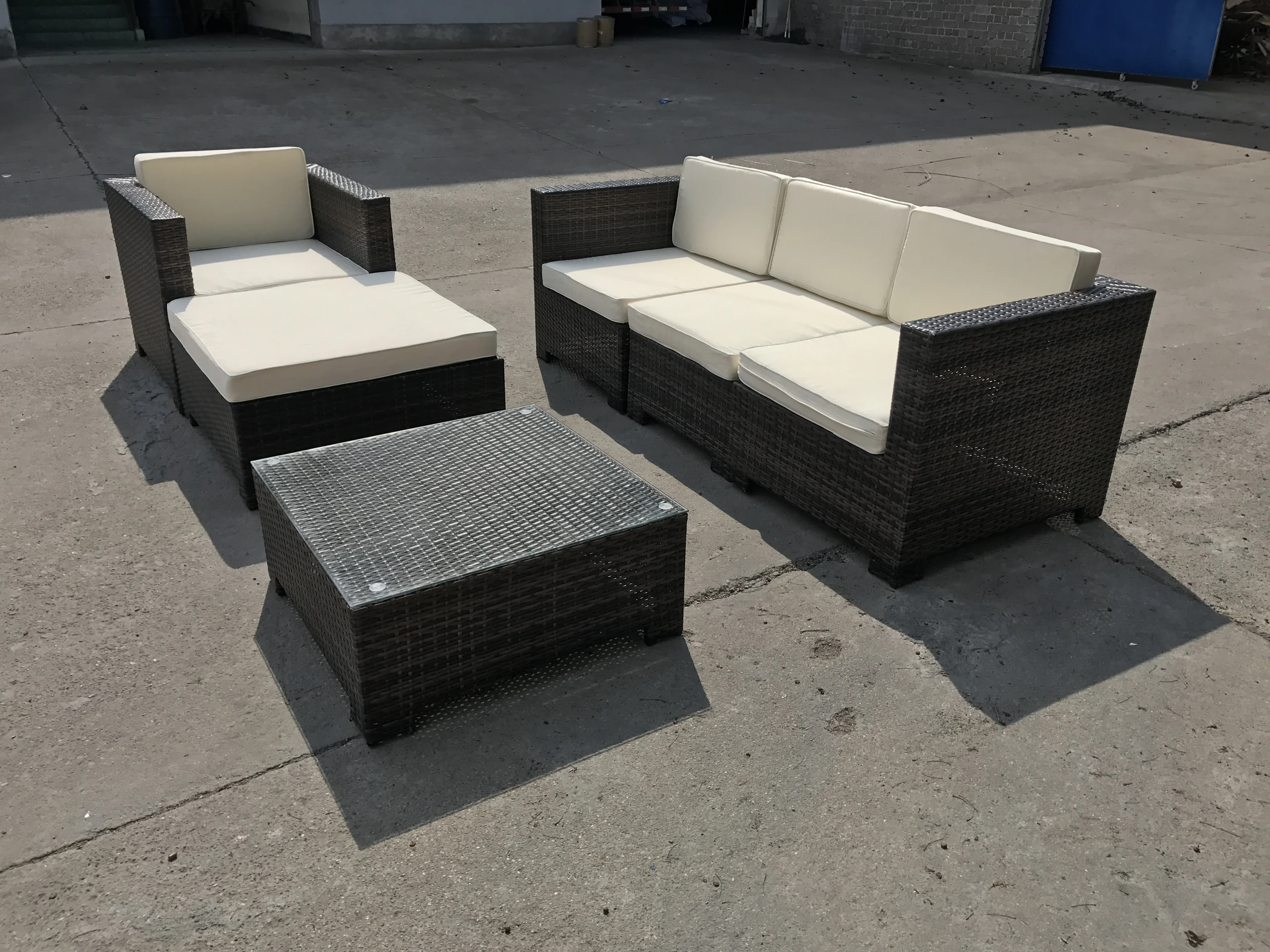 Garden Sofa Set Wicker Furniture KD Design Outdoor Furniture Set Modern Lounge Furniture Outdoor