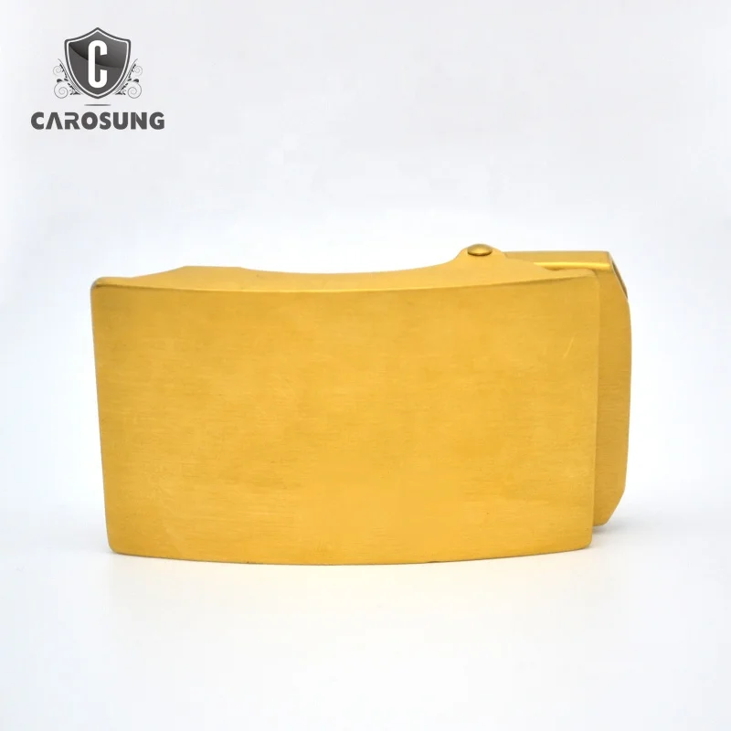 Carosung Factory Hot Sale 316I Golden Screw Stainless Steel Belt Buckle  Gold Buckles For Mens Belts