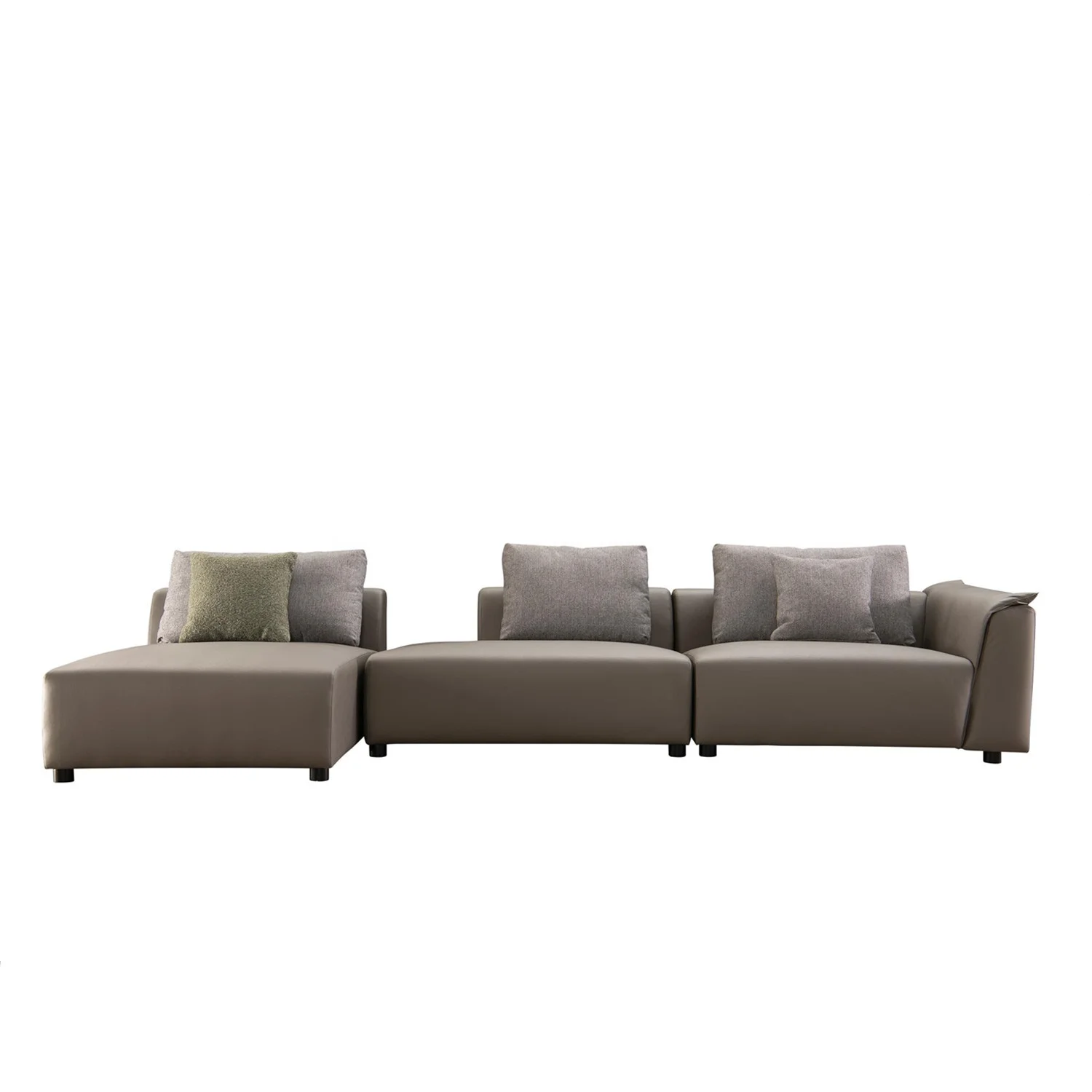 
European style sectional couch set designs furniture PU synthetic leather L shaped corner living room sofa for hotel lounge 