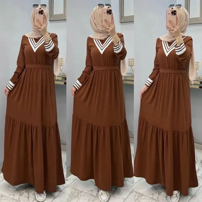 wholesale traditional muslim clothing robe femme turkish dresses for women muslim dress abaya dubai 2023 jilbab kaftans