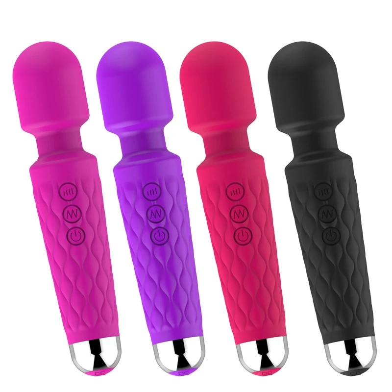 20 Speed Handheld AV Massage Wand Sex Rechargeable Waterproof Vagina Vibrator Sex Toys Women