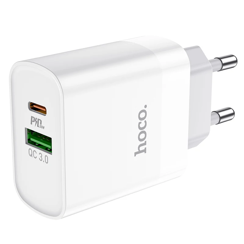 Hoco C80A Rapido PD20W+QC3.0 fast charge charger For EU Plug