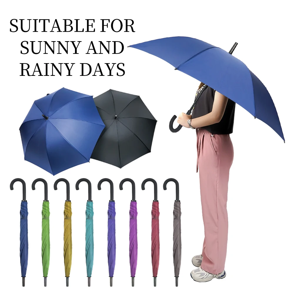 Outdoor Big High Quality Custom Large 30 Inch Straight Umbrella Straight Custom Golf Umbrella with logo