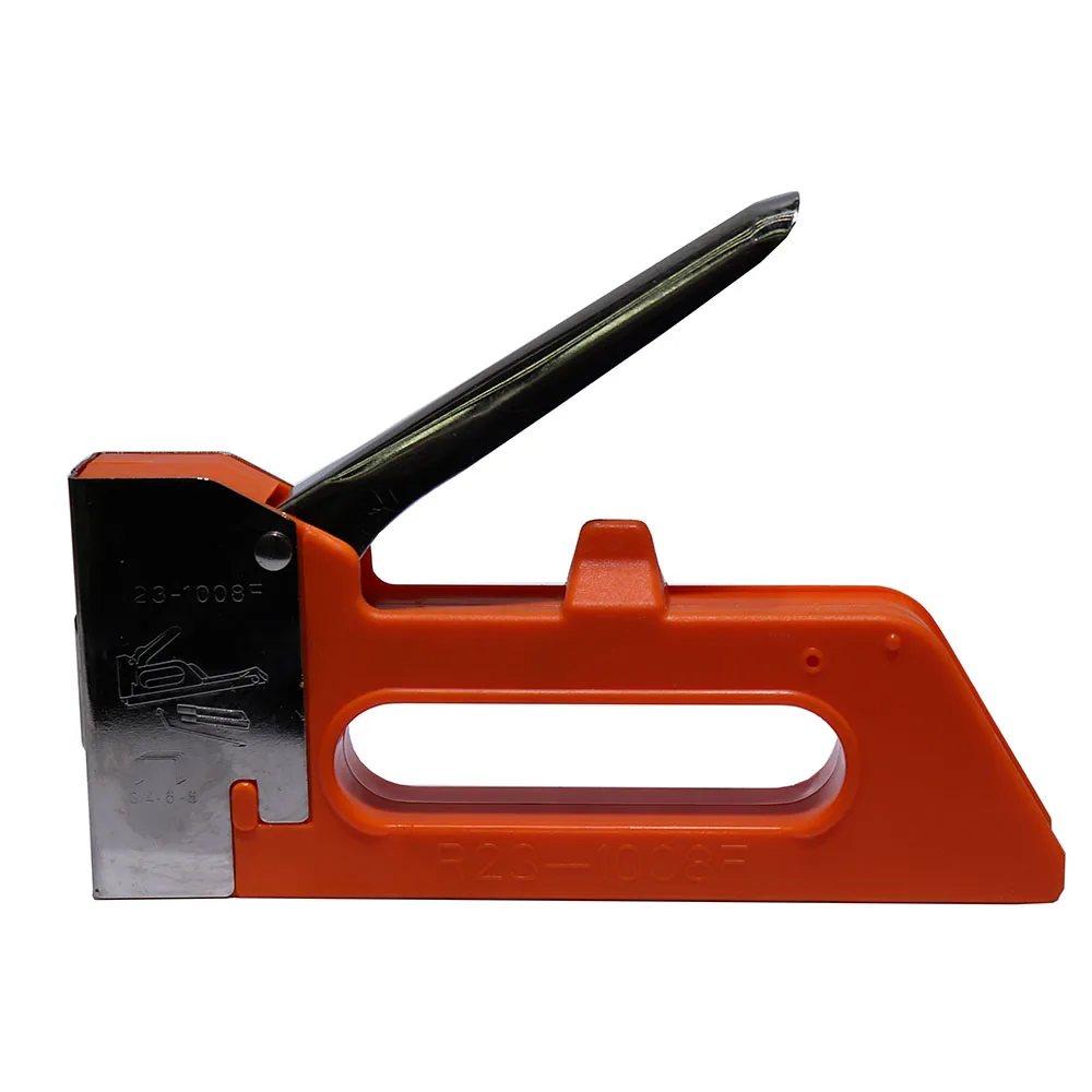 Новый пластиковый беспроводной пистолет для ногтей оранжевый портативный пистолет для ногтей ручной инструмент