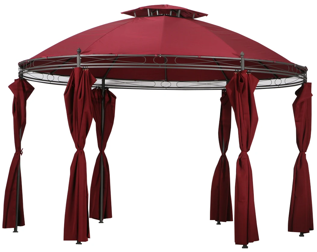 
Luxury Outdoor Metal Gazebo Roof Top Gezebos Ger Leisure Furniture Metal Gazebo 
