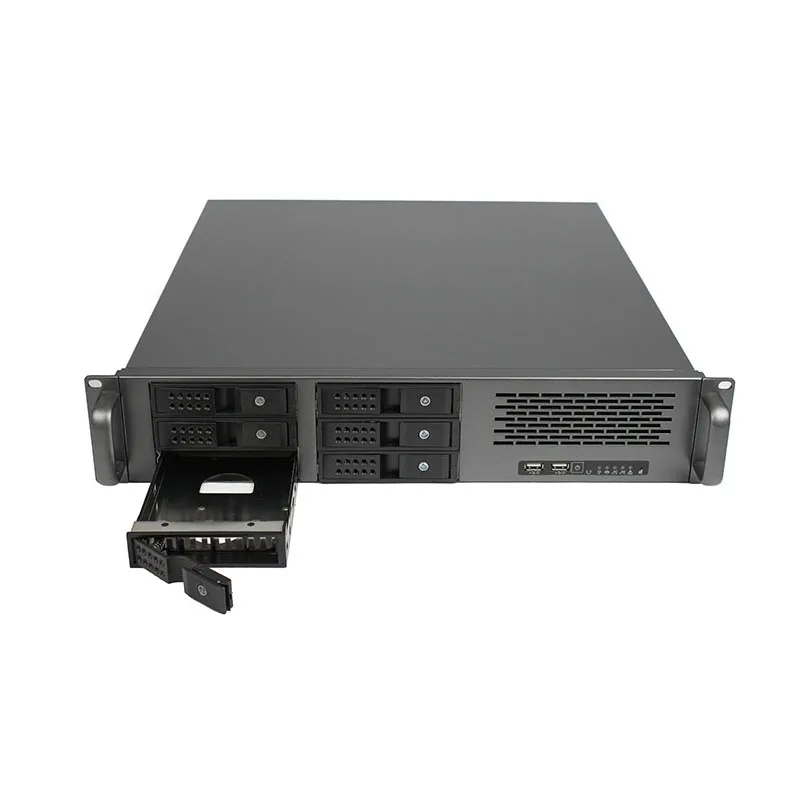 2u atx промышленный компьютер сервер случае 9 bay HDD горячей замены Rackmount шасси сервера