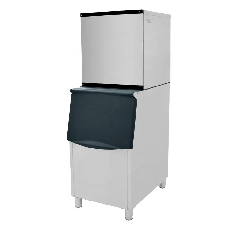 Commercial Automatic Cube Ice Maker Machine  Factory 130kg Ice Cube Making Machine