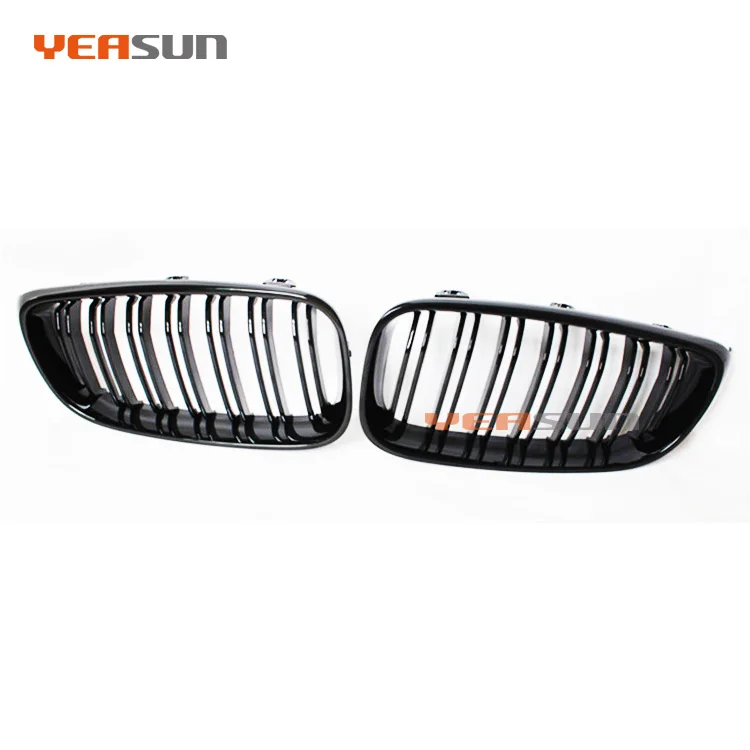 Глянцевый черный двойной туда и обратно ABS решетка для BMW F34 GT 3 серии автозапчастей решетка 2012+