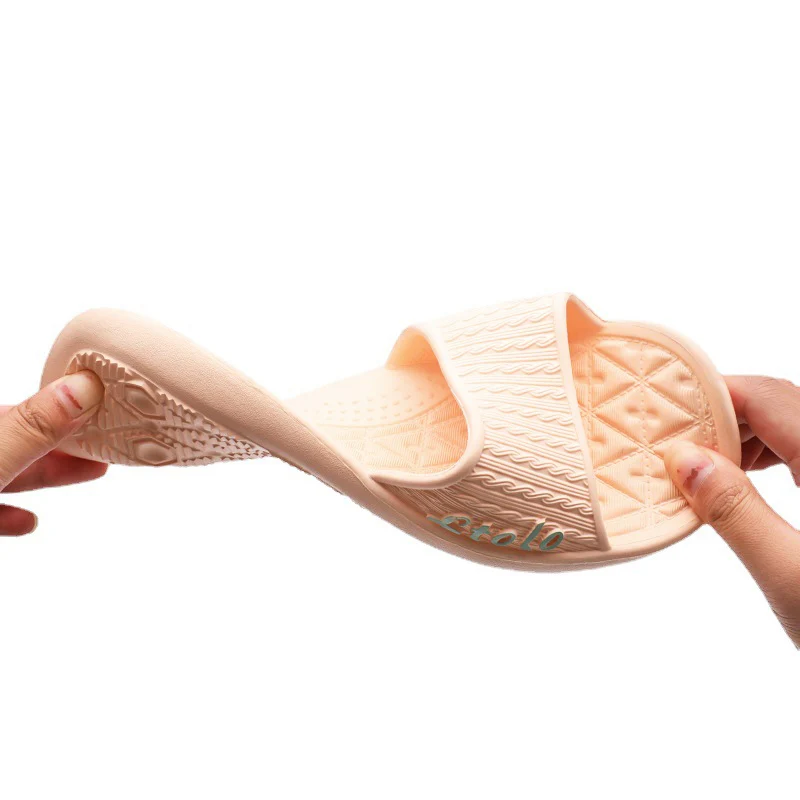 Bosirui EVA Indoor bathroom slides slippers for unisex quick dry flat sandals for man women custom supported pool slides instore