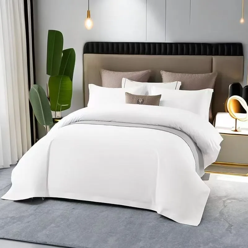 factory direct worldwide hot sale of new microfiber hotel B&B guest rooms hotel special - four-piece set with flange