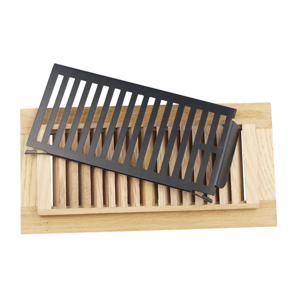 4x10 oak wooden vents/self rimming vents