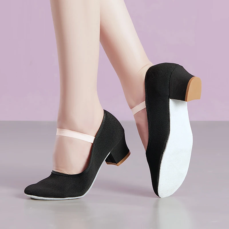 Woman Training Dancing Shoes High Heel Ballet Shoes Women Girls Character Dance Shoes