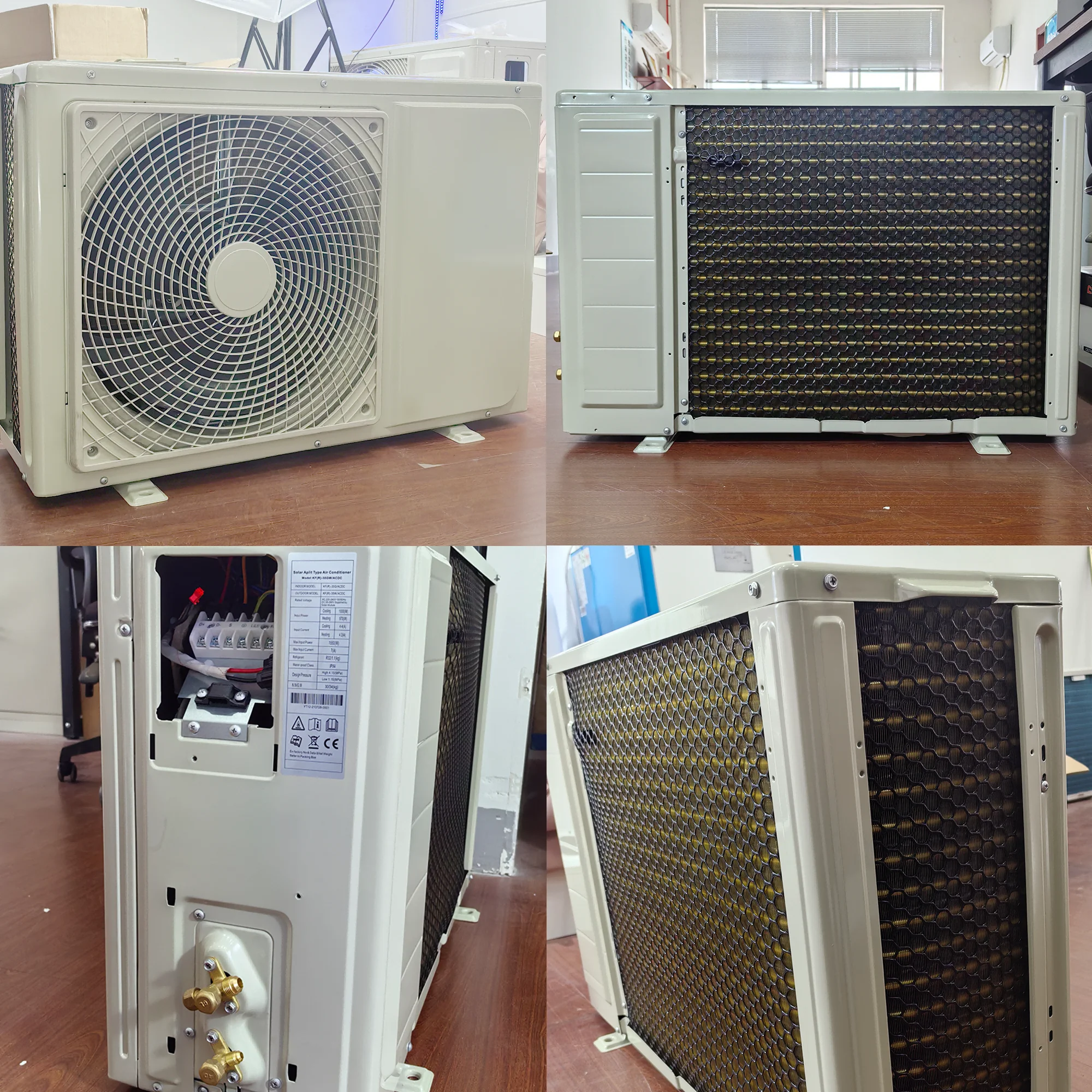 R32 Aire Acondicionado Inverter 9000btu 1ton Wall Mounted Hybrid Solar Ac Unit Air Conditioner Smart Air Conditioners
