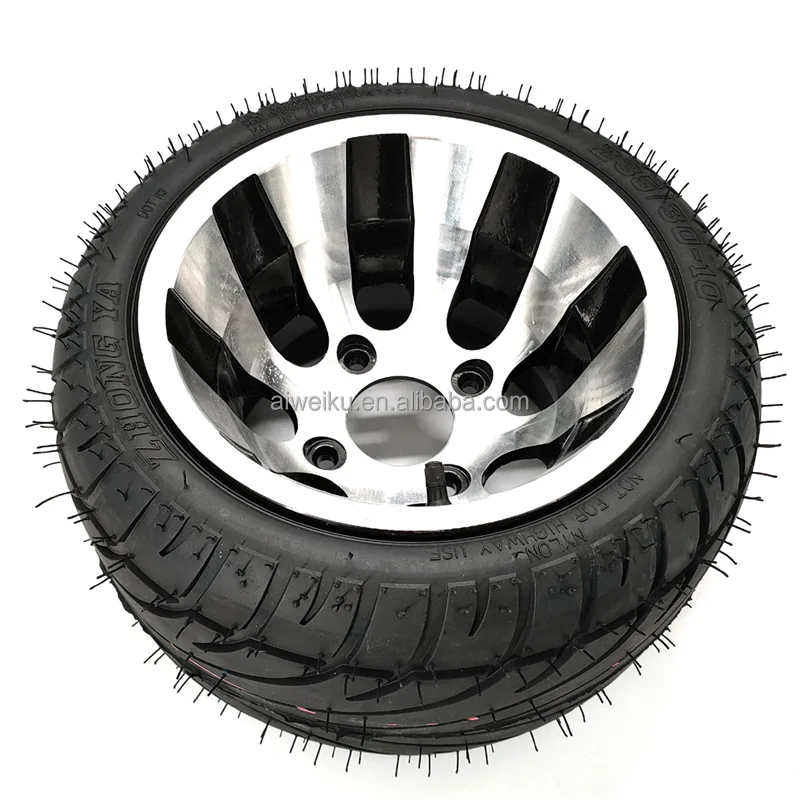 235 / 30-10 Inch Tire Alloy Wheel Hub For Four Wheel Go Kart Atv Atv Electric Vehicle Accessories Modification