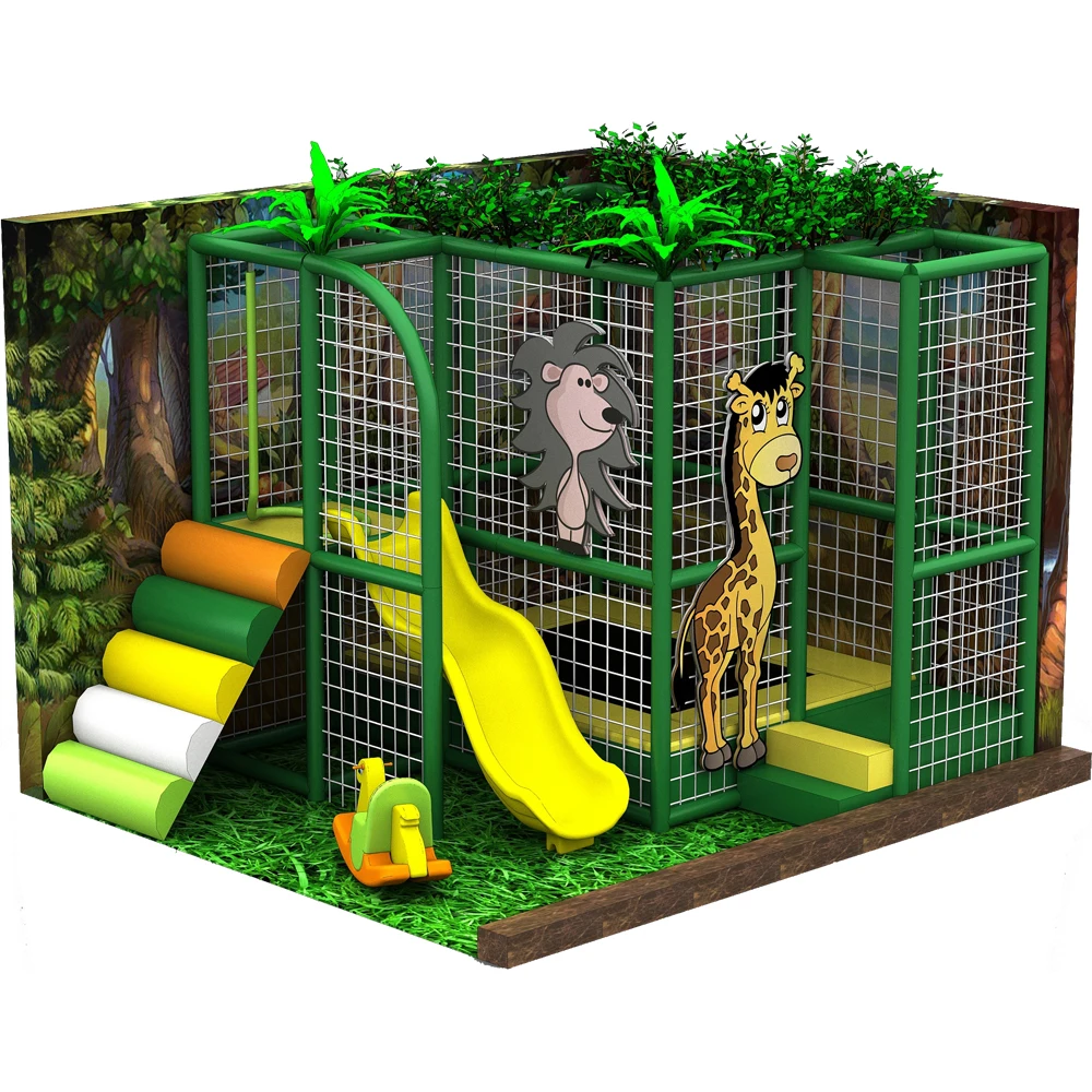Dream customizable baby toddler children indoor small play area trampoline slide climber ball pool mini playground for kids
