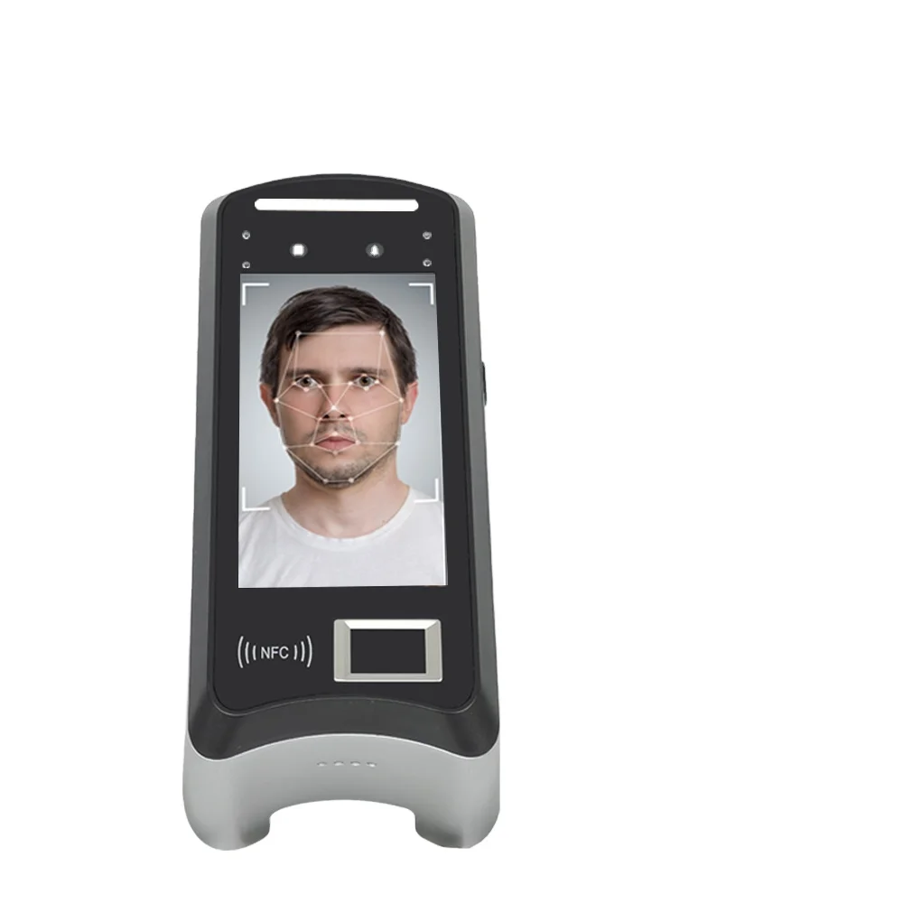 HFSecurity X05 AI Face Recognition Camera Biometric NFC Fingerprint Security Time Attendance System FCC CE Certificate