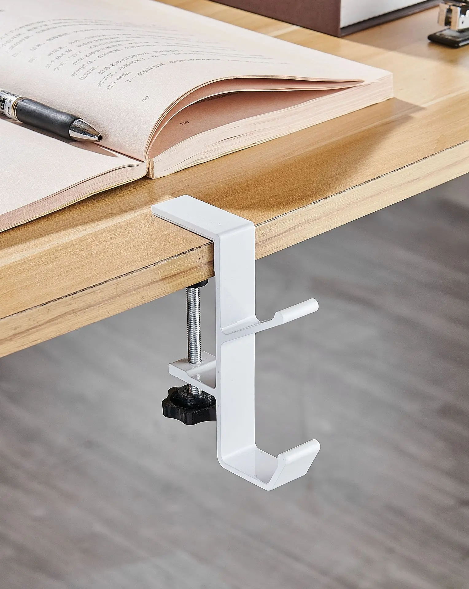 Home creative storage hook table side storage hook aluminum alloy backpack hook