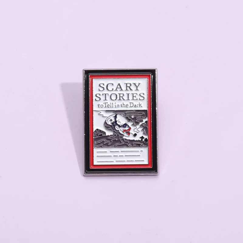Scary Stories To Tell in The Dark Enamel Brooch Horror Story Book Metal Backpack Badge Clothing Accessories Gift Jewelry